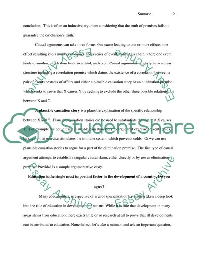 History Motivates the Definition of Argument