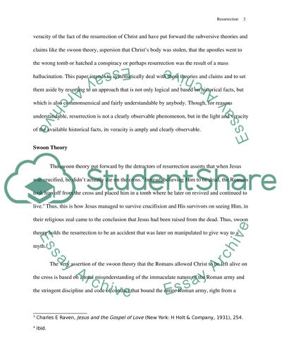 Resurrection of Christ: A Historical and Spiritual Fact