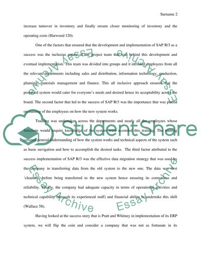 Enterprise Resource Planning