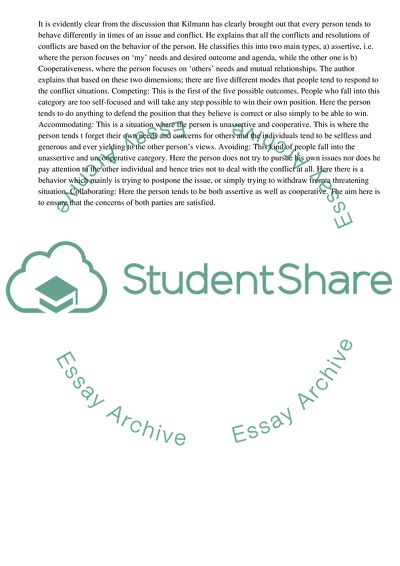 Conflict Resolution and Organizational Culture