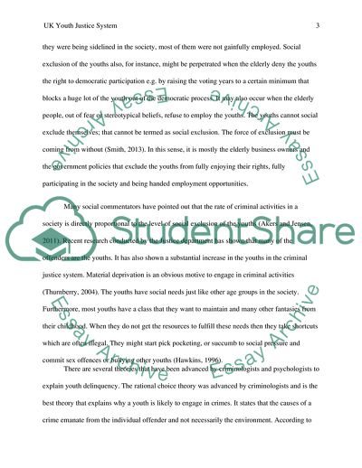 UK Youth Justice System