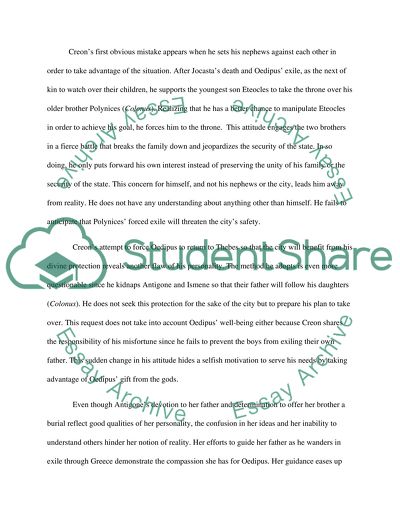 Does Either Antigone or Creon Get Reality Right