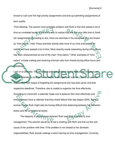 Office work situation