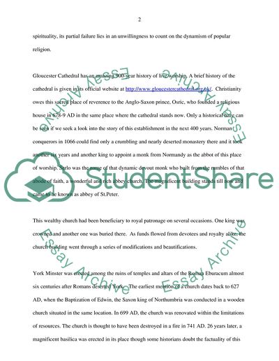 History of Gloucester Cathedral and York Minster