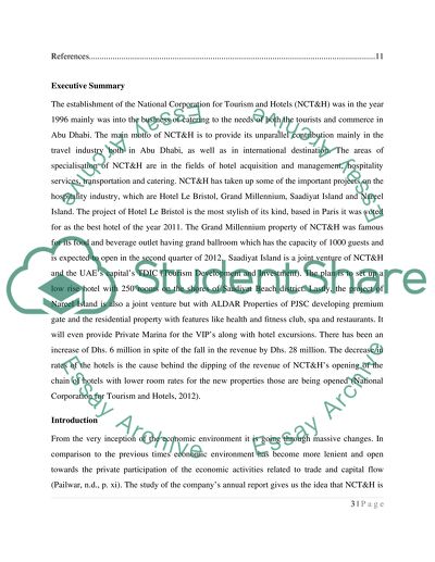 The Establishment of the National Corporation for Tourism and Hotels