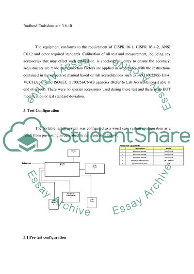 EMC Certification for Portable Laptop