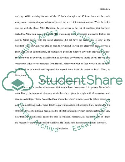 Edward Snowdens NSA Leaks