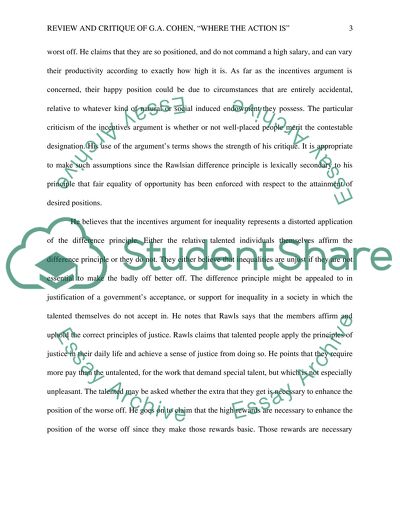 Where the Action Is by Cohen