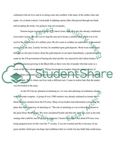 The Native Warrior at the Battle of the Little Bighorn