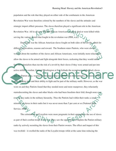 Slavery and the American Revolution