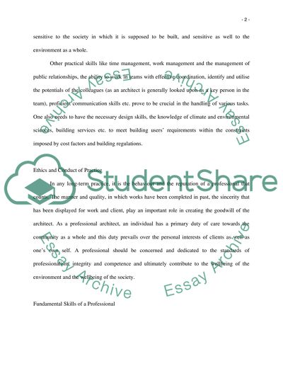 Individual Portfolio: The Key Aspects of Running the Business of a Professional Practice