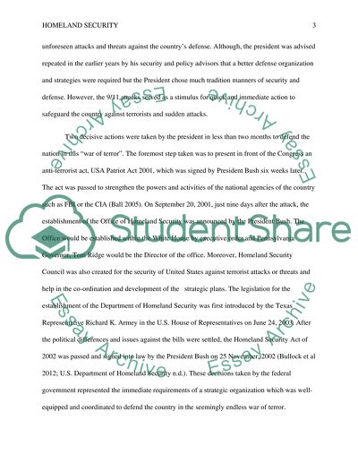 The United States Department of Homeland Security