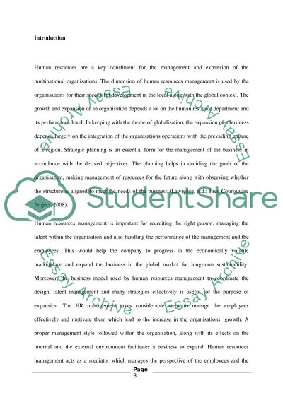 The Effect of Strategic Human Resources Management on the Practices