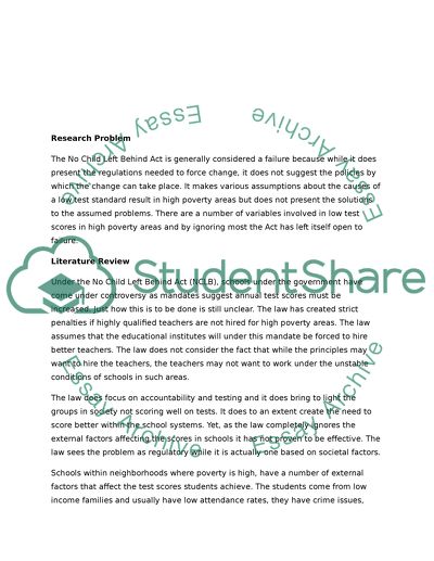 How No Child Left Behind Fails Principals