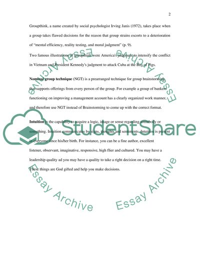 Problem-solving tools and techniques