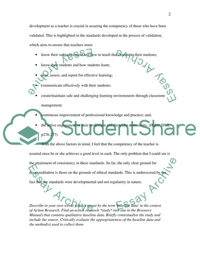 Reflective practioner