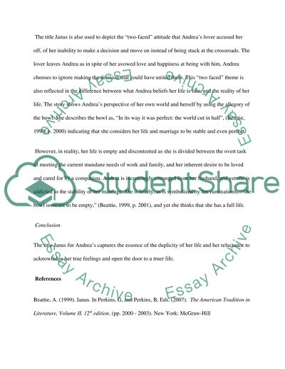 The American Tradition in Literature