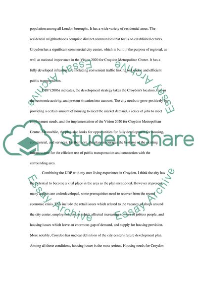 Key Factors Influencing Viability of Desirable Development in Croydon