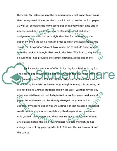 Appeal Letter Attempting the Appealing My Academic Misconduct Incident in Germ E-371