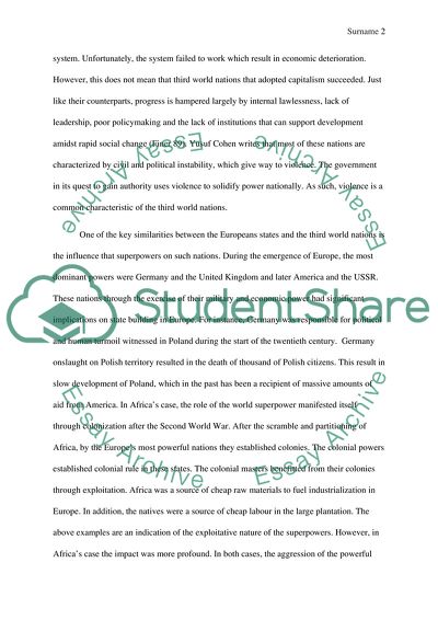 State-building In Developing Countries