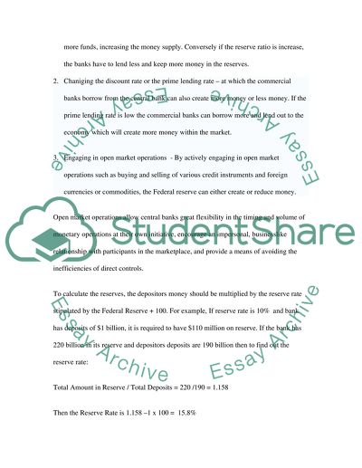 Government Methods to Create Money