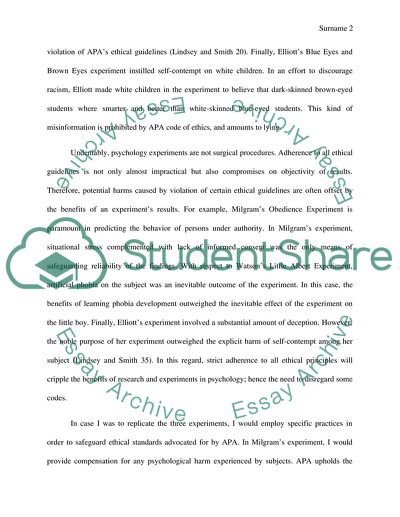 Famous psychology papers