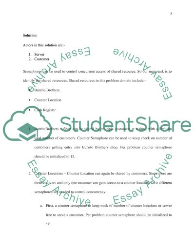 Handling Concurrent Access of Shared Resource