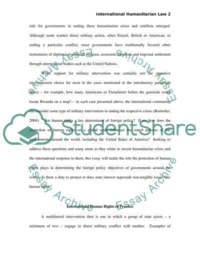 The Duty to Protect Human Rights