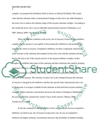 The action of a competitive inhibitor to that of a non-competitive enzyme inhibitor