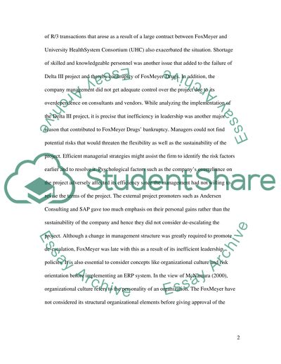 Summarizing a case study