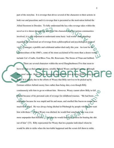 Slaughterhouse Five or The Childrens Crusade - a Duty-Dance with the Devil