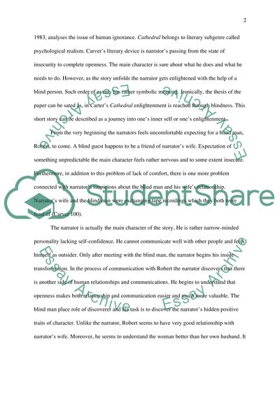 In Raymond Carvers, short stories, How does one reach enlightenment