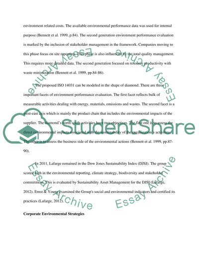 How Lafarge Manages the Environmental Issues