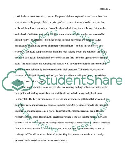 Hydraulic fracturing
