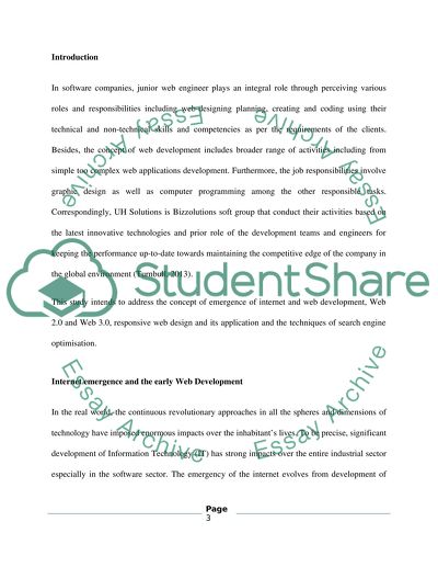 Web Development and Emerging Standards