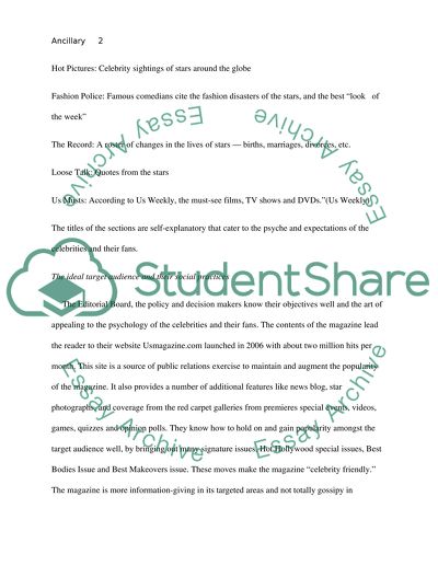 Ancillary 1 Audience Exploration