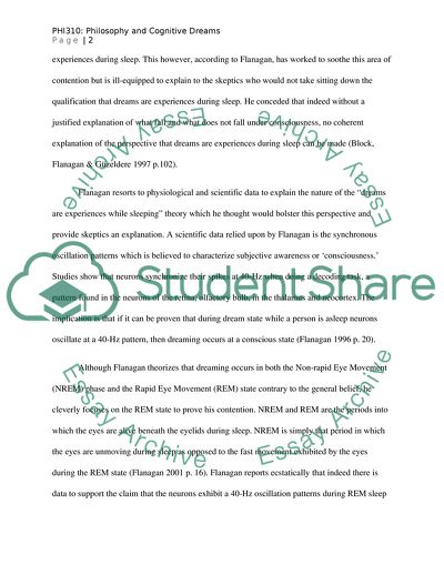 A Critical Examination of Owen Flanagans Theory