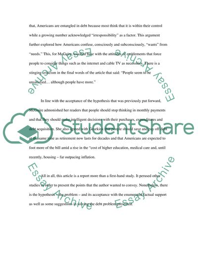 Hypothesis Identification Article Analysis