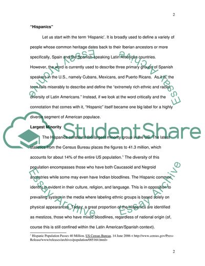 Stereotypes about Hispanics in the Media in the States