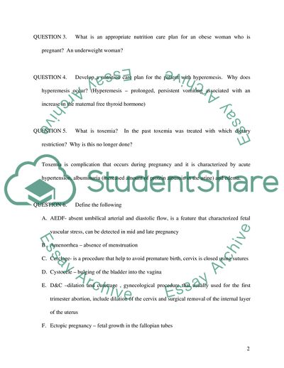 Medical Nutrition, Therapy Maternal-Fetal Medicine