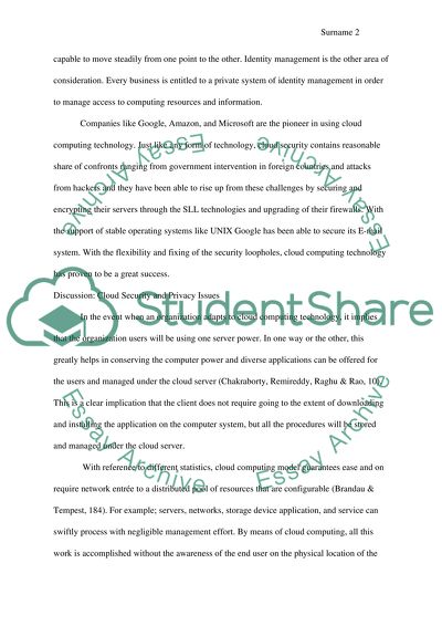 Cloud Security and Privacy Issues