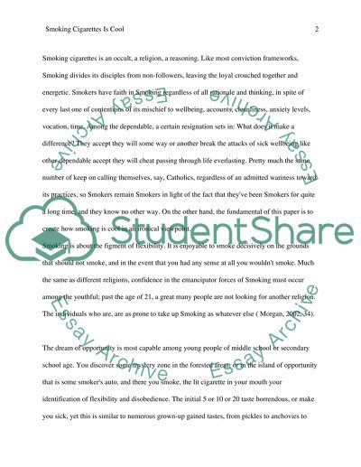 Argument A Modest proposal