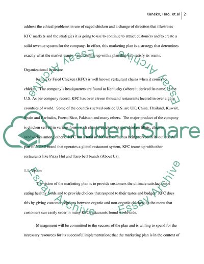 Consumers Preferences of KFC