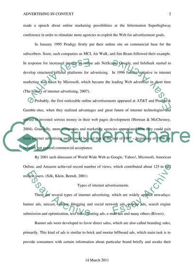 Advertising in context