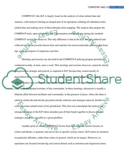 A COMPSTAT policing program