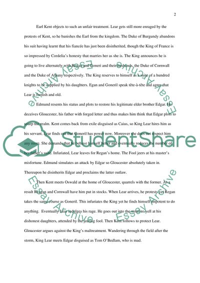 king lear family relationships essay