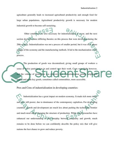 Industrialization in Development