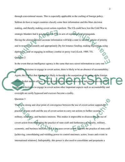 Strategic Covert Action