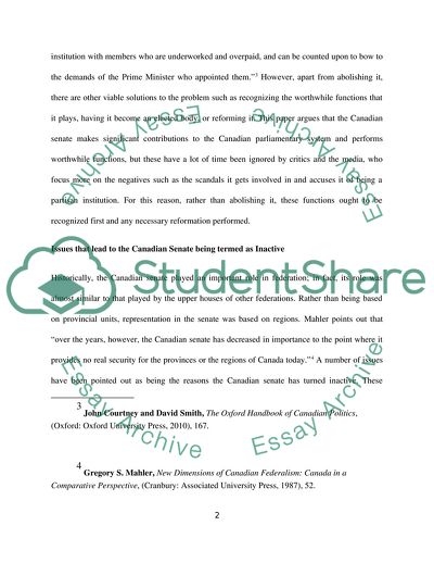 Should the Senate of Canada Be Abolished