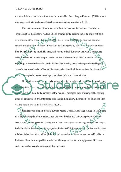 A person or a show that had an influence on the mass media